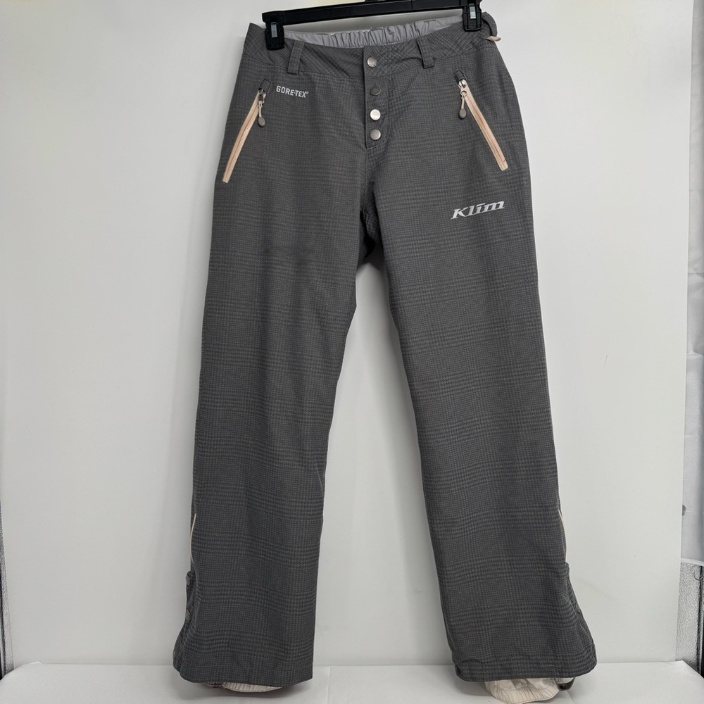 Klim Intrigue Snowmobile Gray Pant Women’s Size M Goretex Thinsulate